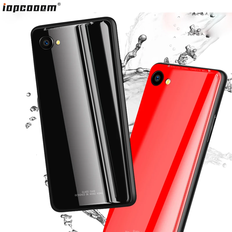 Для OPPO F5 A73 A79 A1 A71 A57 A39 чехол однотонное деловое стекло + ТПУ Ультратонкий для