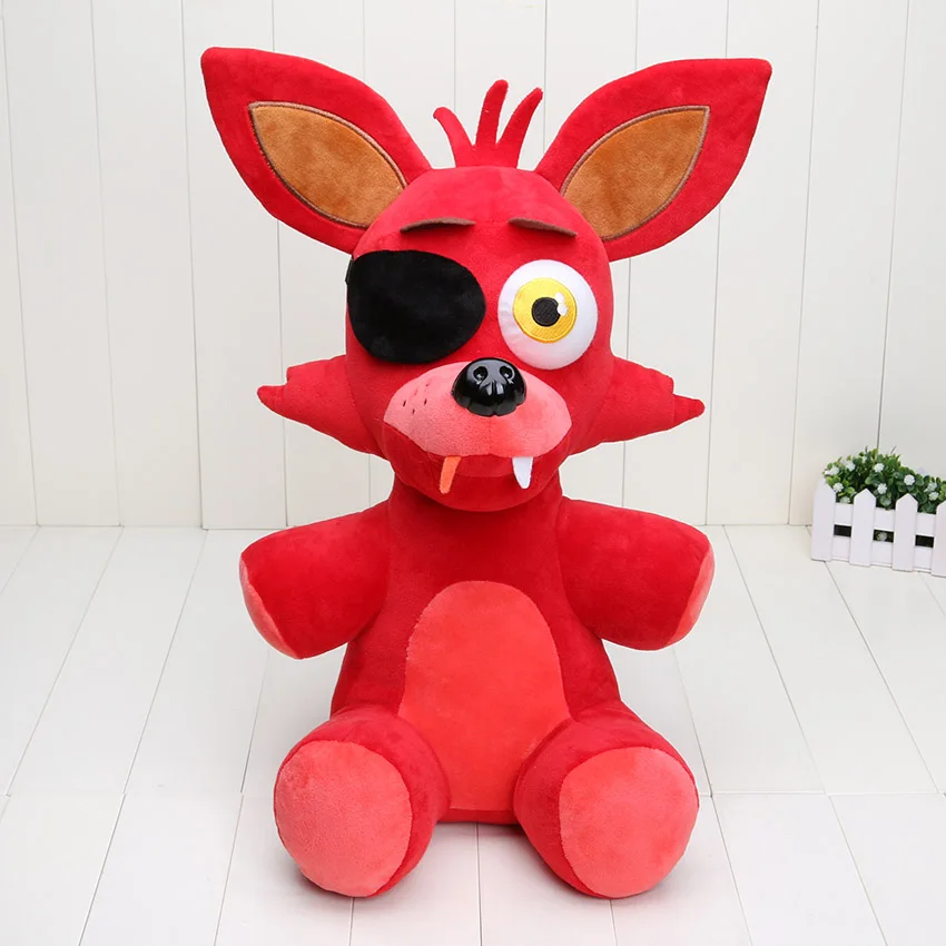 45см большая плюшевая игрушка FNAF Foxy Freddy Fazbear Bonnie Mangle Foxy Chica кукла дети.