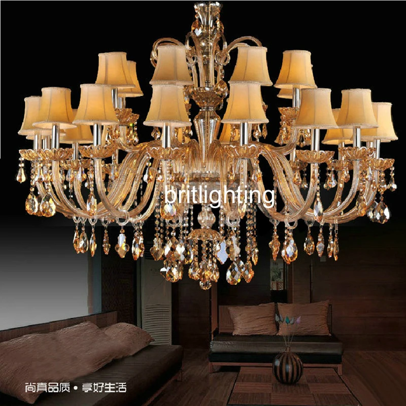 Хрустальная люстра в европейском стиле для гостиной современная светодиодная