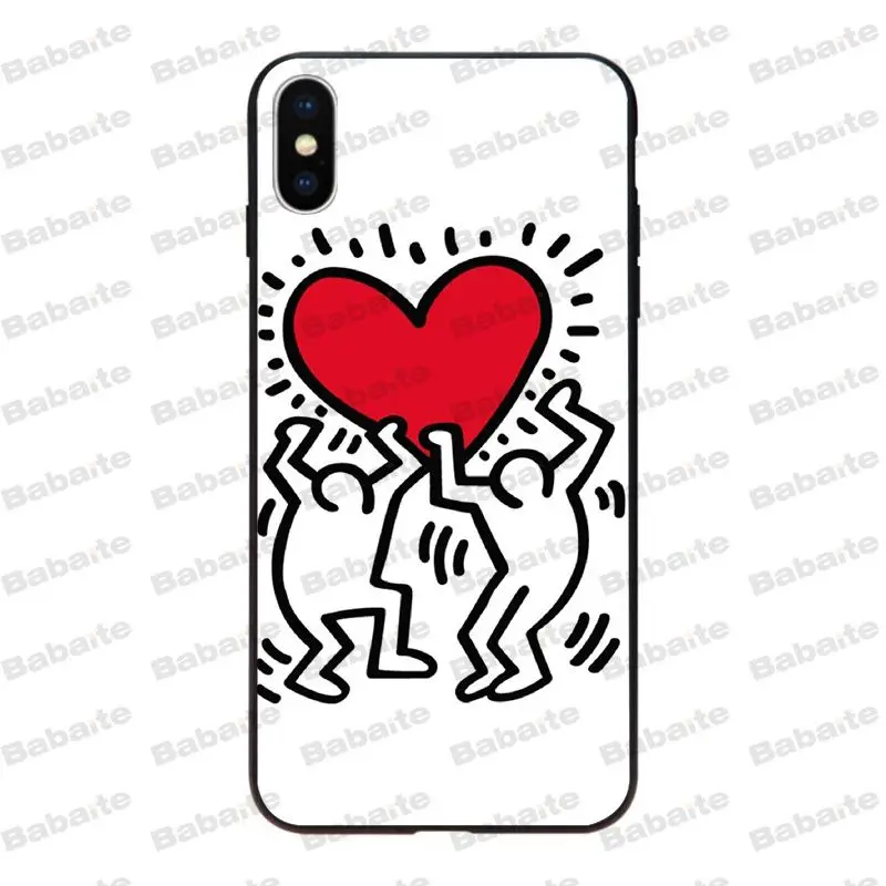 A11 Мягкий силиконовый чехол Babaite Keith Haring из ТПУ для iPhone 8 7 6 6S Plus X Xs Xr XsMax 5 5S SE 5c Coque11 11pro 11promax - Цвет: A11