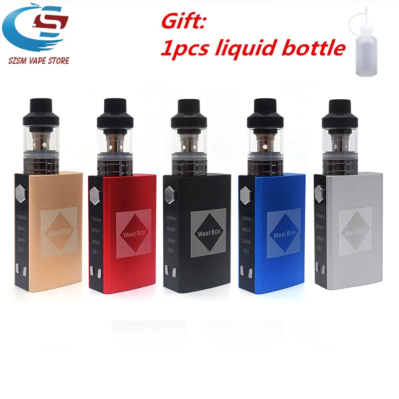 Набор электронной сигареты 100 Вт светодиодный дисплей регулируемый аккумулятор