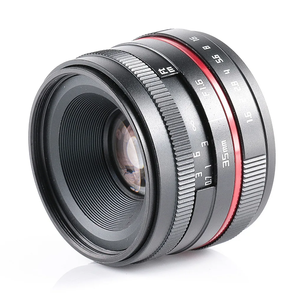 35 мм F1.6 Малый широкоугольный ручной объектив apsc для камеры Olympus Panasonic M43 MFT EP5 OMD EM5