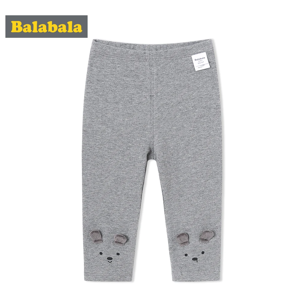 Balabala/Хлопковые Штаны для малышей с объемными ушками новорожденных девочек и