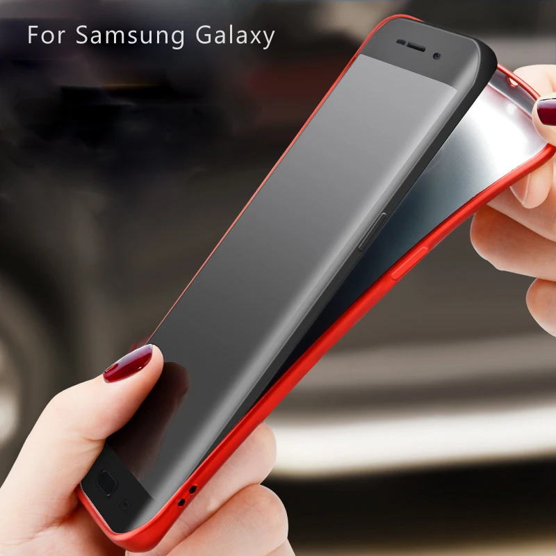 Роскошный Матовый Мягкий силиконовый чехол YKSPACE из ТПУ для Samsung Galaxy S6 S7 Edge S8 S9 Plus Note