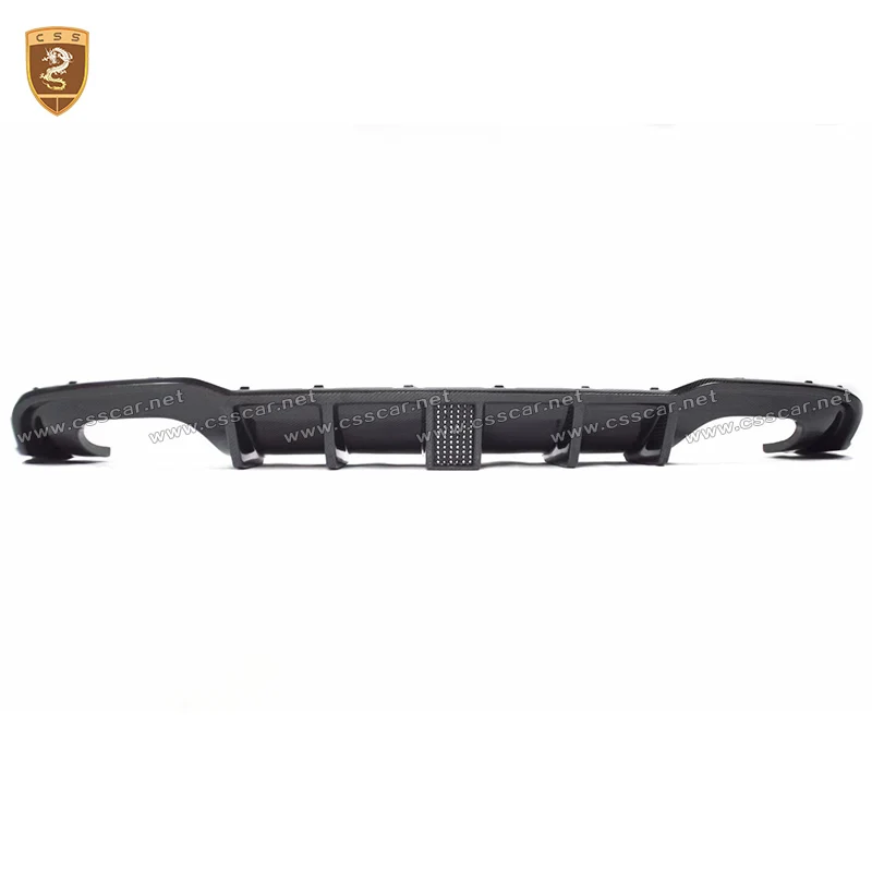 Настоящий задний бампер из углеродного волокна для губ подходит автомобиля Au-di S3