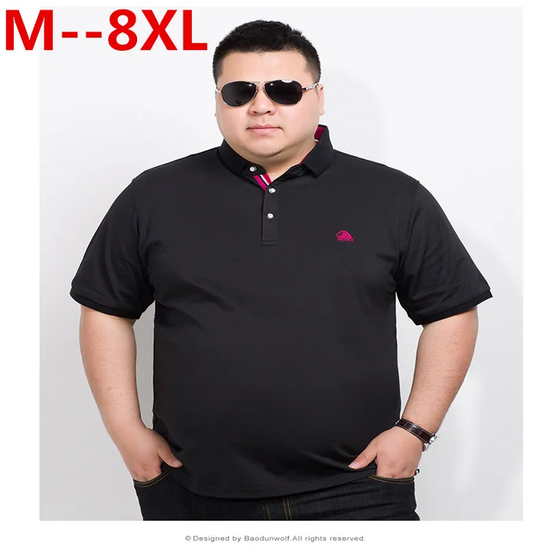 

Размера плюс 10XL 8XL 6XL 5XL 4XL брендовая одежда, мужские Поло, однотонные, зеркальные, повседневные мужские футболки, топы, хлопок, свободный крой