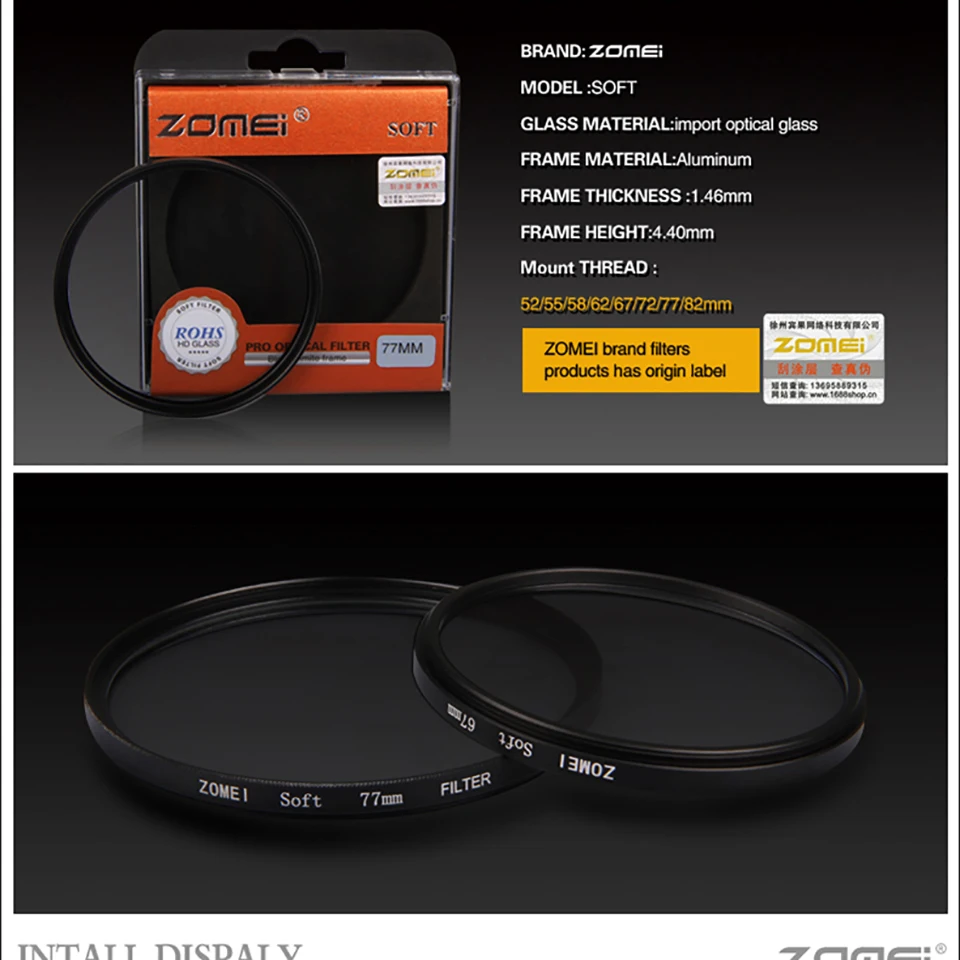 ZOMEI 52/55/58/62/67/72/77/82 мм Dreamy Hazy Soft Focus СПЕЦИАЛЬНЫЕ диффузор эффектный портретный фильтр объектив для цифровой зеркальной камеры Nikon Canon sony DSLR Камера