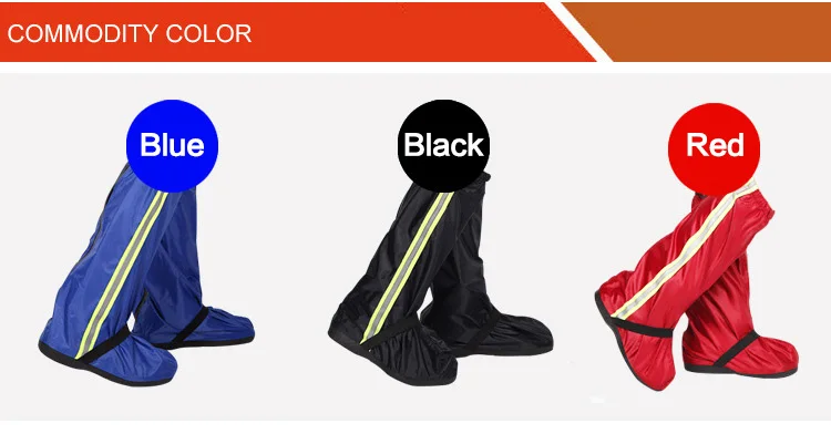 Retail and wholesale Shoes Cover Non Slip Boots With Reflectors Reusable Rain Cover For Shoes Waterproof Motorcycle Shoes Covers