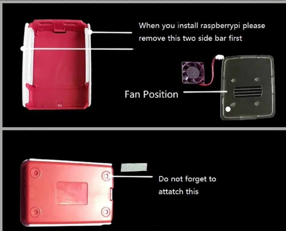Корпус вентилятора Raspberry Pi (включая вентилятор)|Комплекты умного дома| |
