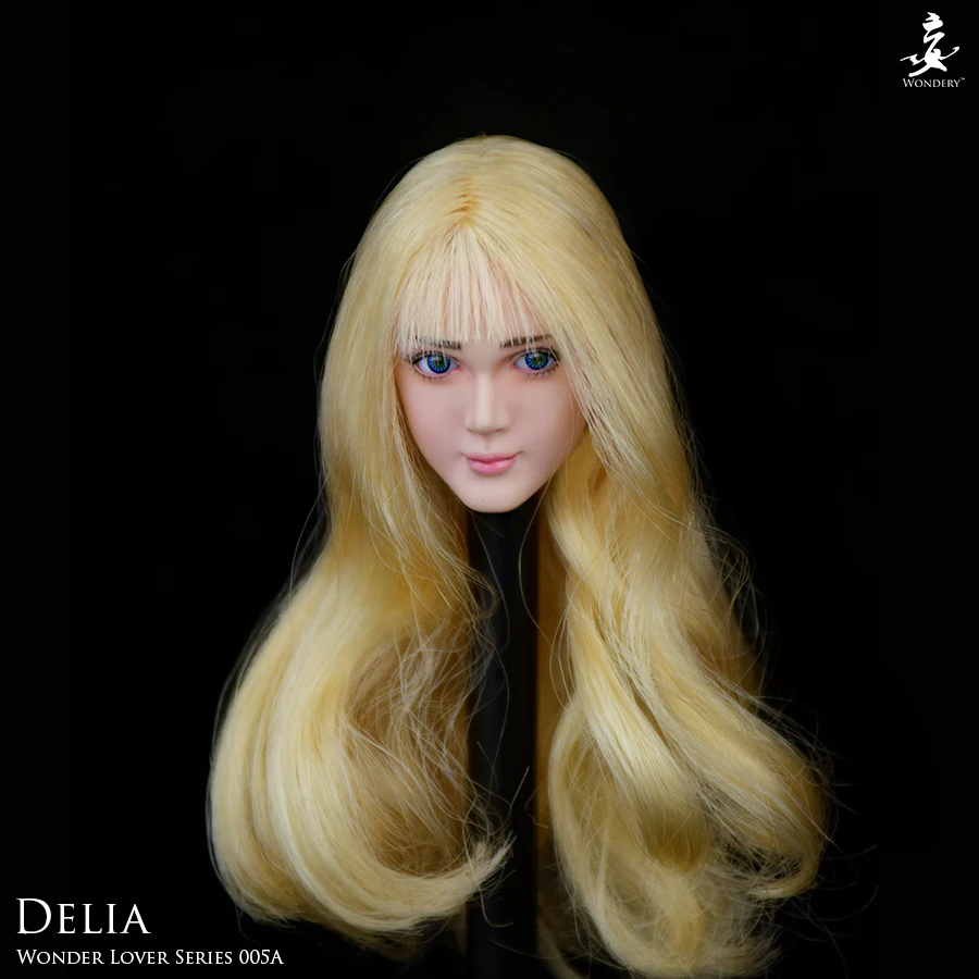 1/6 женская голова Лепка WONDERY подвижная линза для глаз WLS005A WLS005B девушка 12 &quotPH Jiaodol