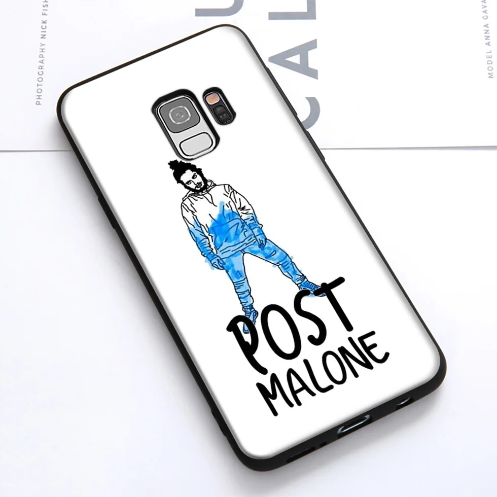 WEBBEDEPP Post Malone Postmalone мягкий чехол для Samsung Galaxy S10 S10e S9 S8 Plus S7 S6 Edge &amp J6 2018 Note 10 9 8 |