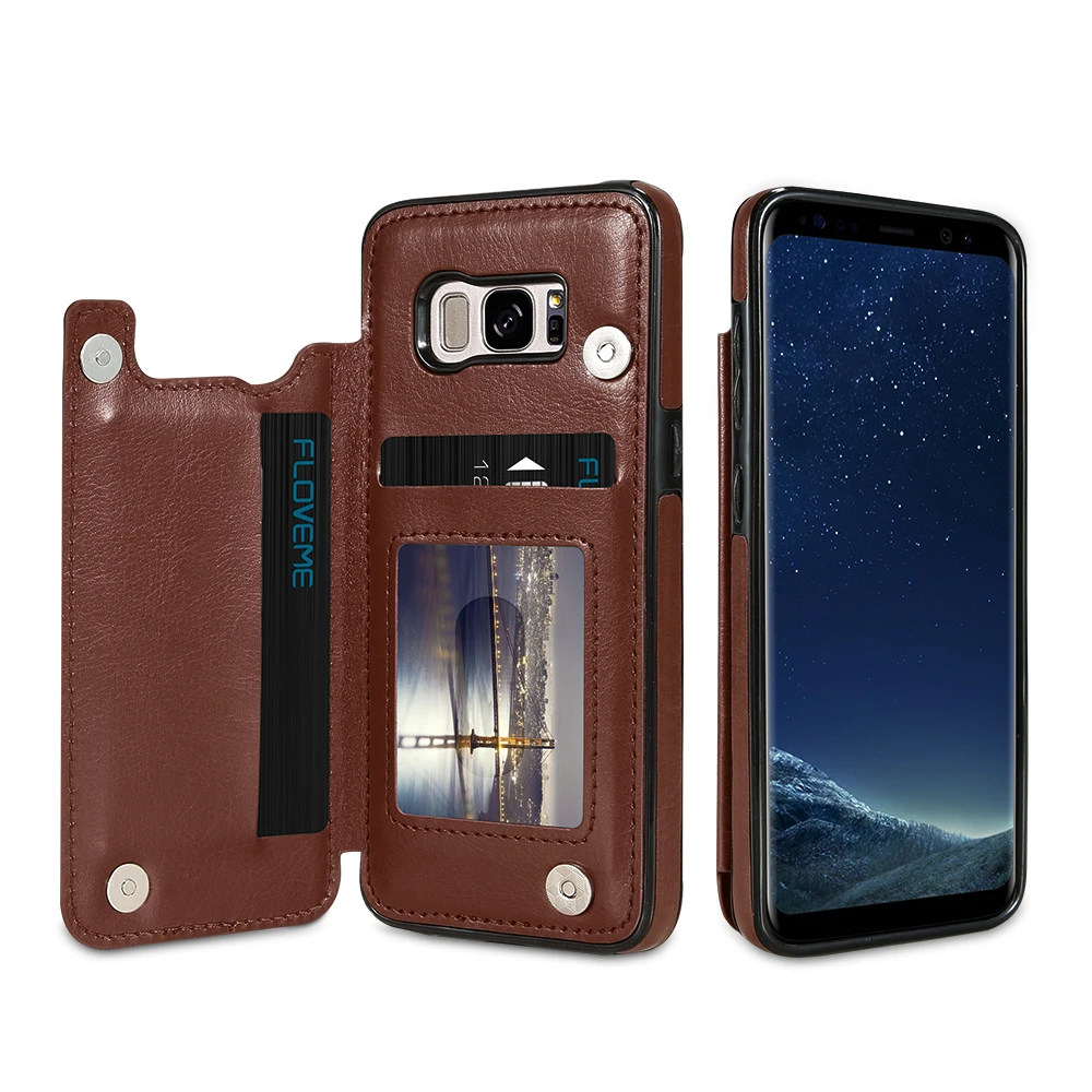 KISSCASE Винтажный чехол для Samsung Galaxy S10e S10 Plus S8 S9 роскошный из искусственной кожи с