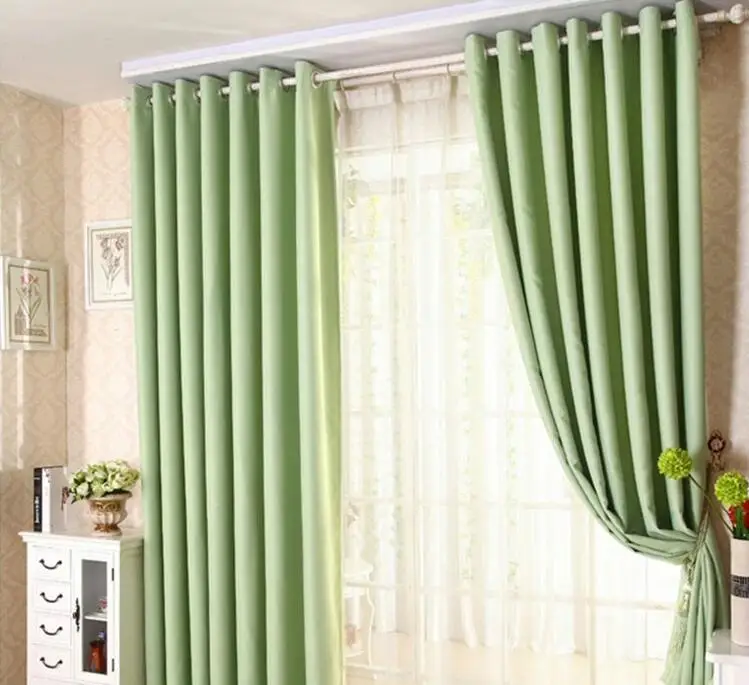 Современный минималистский сплошной цвет затемненные шторы для cortinas де кварто