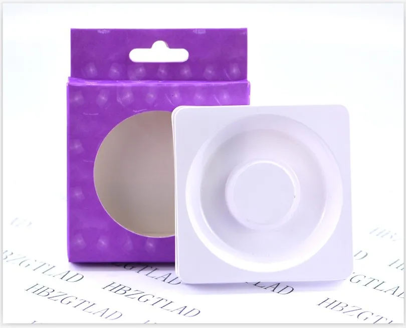 new purple 10 компл./лот упаковочная коробка для ресниц пустой ресницы посылка многоцветный бумажная коробка белый фарфоровый поднос с фокусным расстоянием 25 мм ресницы DIY блестящие упаковочная коробка - Цвет: new purple
