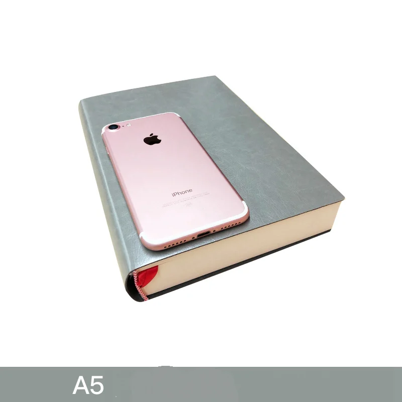 A5 А4 А5, плотная книга-дневник, мягкая обложка из искусственной кожи, бумажный блокнот, 512 P, школьные, офисные, учебные принадлежности - Цвет: A5