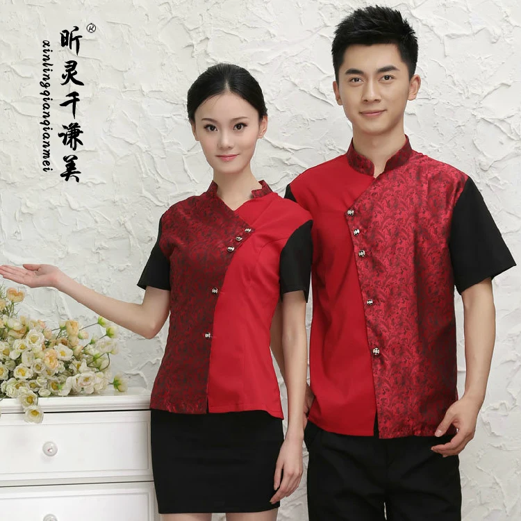 Звезда отель обслуживание стол отеля обеденный Ресторан летний женский официант