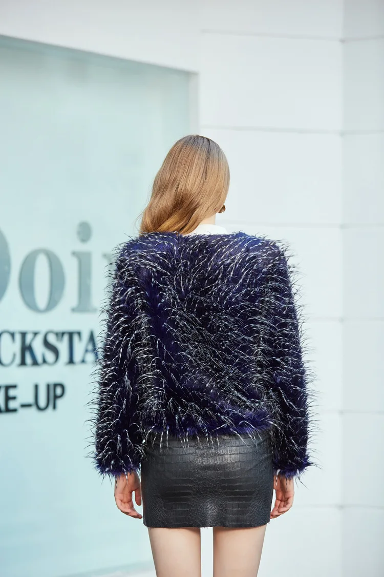 

Women Warm Winter Faux Fur Coat Long Sleeve Sexy Night CLub Party Celebrity Fluffy Short Winter Coat Women Wholesale