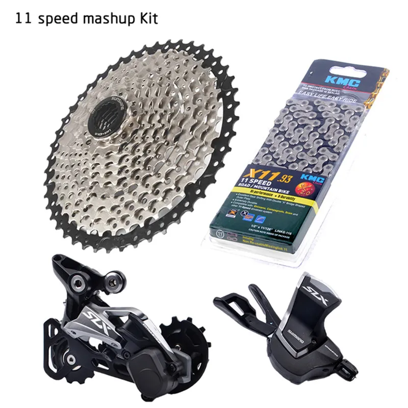 SHIMANO SLX M7000 1x11 11 s Geschwindigkeit SONNENSCHEIN 46 t 50 Groupset Enthalt schalthebel Hinten Derailleur|Велосипедный