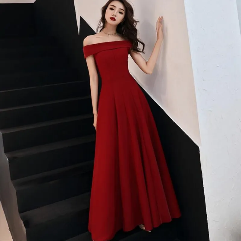 Элегантное Длинное Платье хост на ежегодную встречу 2019|Женские платья| |