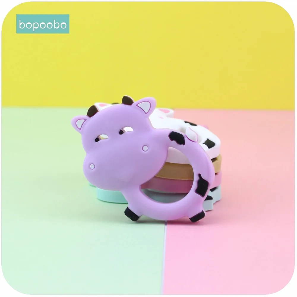 Bopoobo Детские принадлежности для кормления силиконовых коров DIY ювелирные изделия