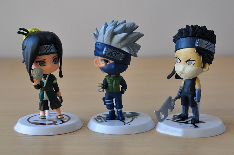 6 шт./лот 7 см японские ПВХ игрушки фигурка модели|naruto action figure|action figurepvc toy |