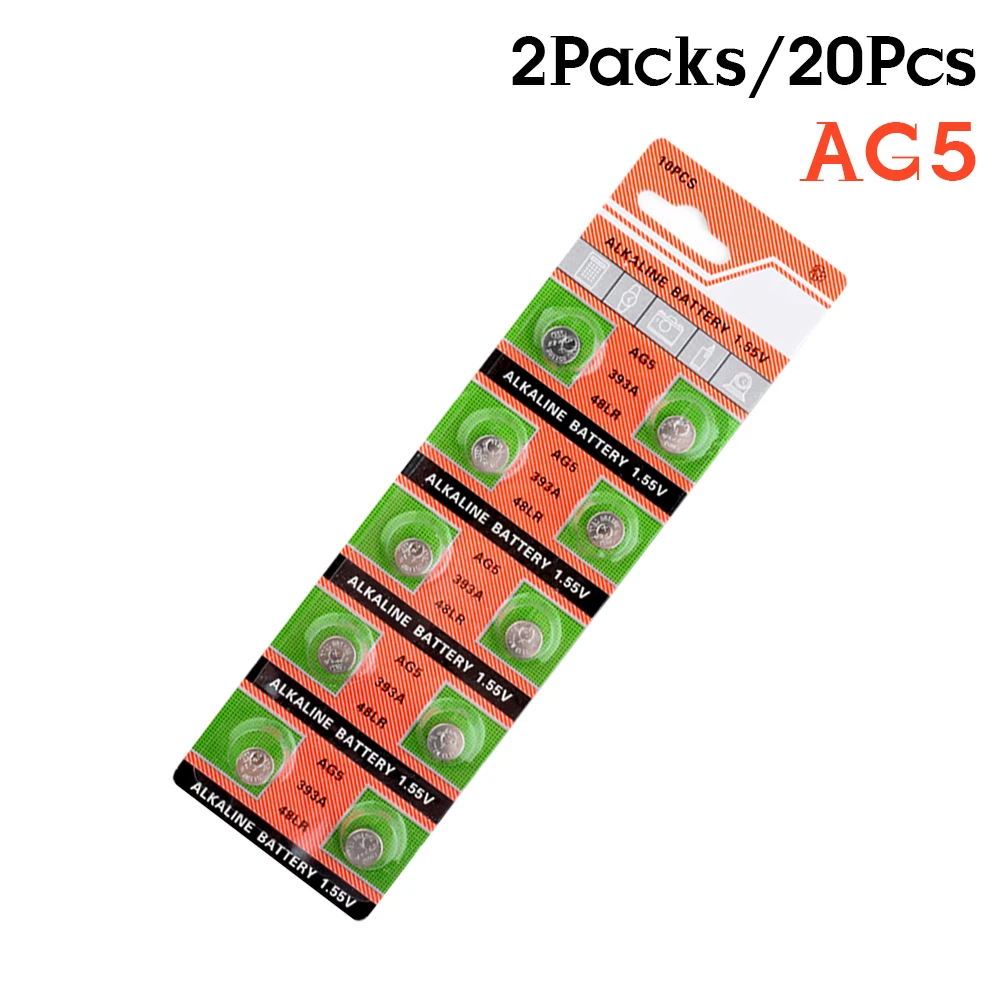 YCDC 20x Ag5 Lr754 393a Sr48 кнопочная ячейка 1,55 v ворс часы игрушки батарейки-таблетки D309 D393 G5 G5A L754 LR48 LR754 RW28 393 546