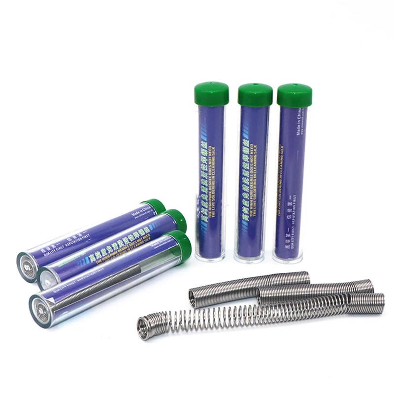 2Pcs1mm Оловянная проволочная ручка паяльная проволока для электронных элементов Инструменты для ремонта инструментов Сварочные Аксессуары для паяльника Оловянная проволока
