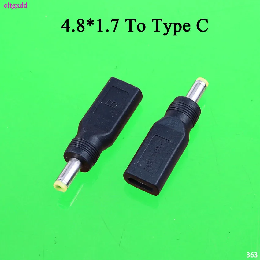 Cltgxdd 1 шт. USB Type C USB-C гнездо 4 8 мм x 7 Мужской DC адаптер для зарядки | Обустройство дома