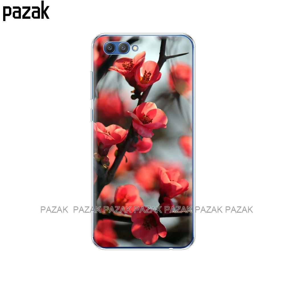 61350 Силиконовый чехол для huawei honor V10 VIEW 10, мягкая задняя крышка из ТПУ для huawei honor 10, защитный прозрачный чехол с принтом - Цвет: 61350