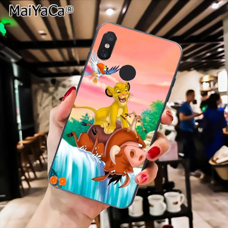 MaiYaCa Король Лев Coque Shell чехол для телефона Xiaomi Redmi4X 6A S2 Go Redmi 5 5Plus Note4 Note5 7 Note6Pro