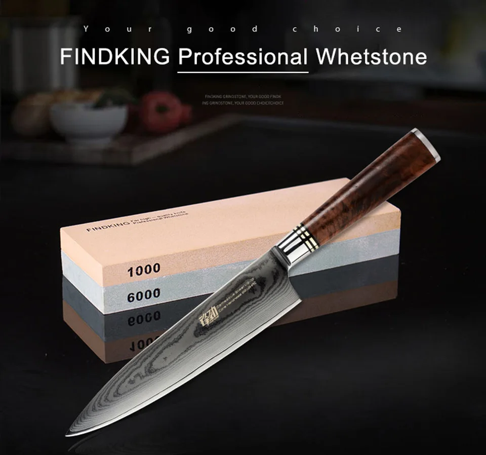 Бренд FINDKING 1000/6000, точилка для кухонных ножей, профессиональный точильный камень для ножей высокого качества, кухонные инструменты