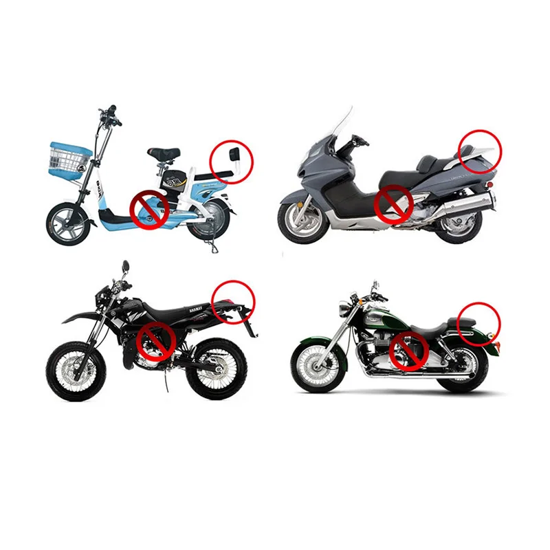 Багажник мотоцикла Водонепроницаемый ABS один шлем Жесткий задний ящик Чемодан