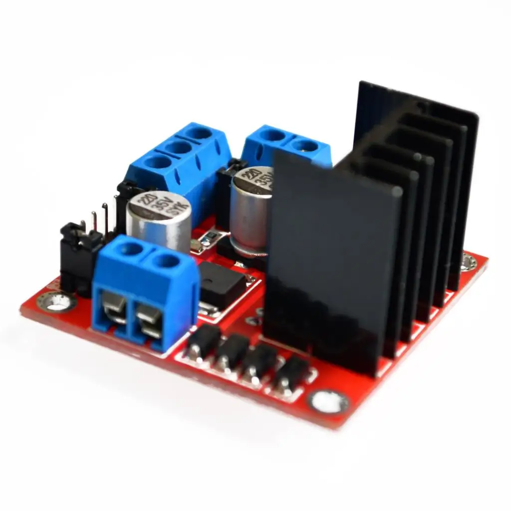 【SIMPLE ROBOT】 10pcs/ lot L298N Dual Bridge DC stepper Controller Control Motor Driver module Board | Электронные компоненты
