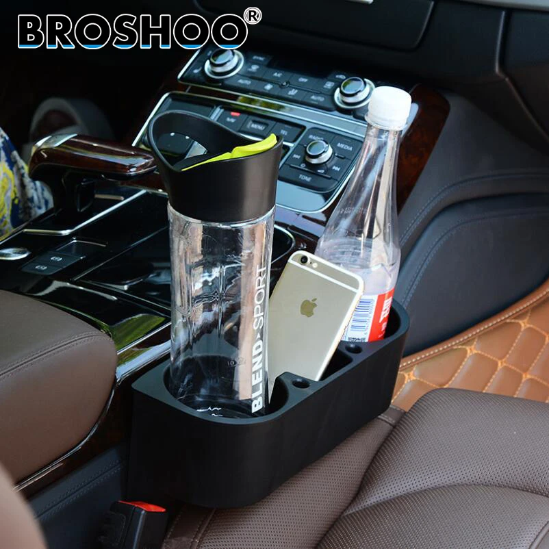 Broshoo Стайлинг автомобиля чашка для питья подставки сиденья сторона Авто поворотное крепление держатели путешествия напитки чашка бутылка для кофе Настольная подставка