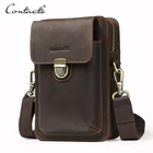 CONTACT'S Высокакачественная дорожная сумка винтажого стиля с застежками молния с отделениями для карт и телефона 2019