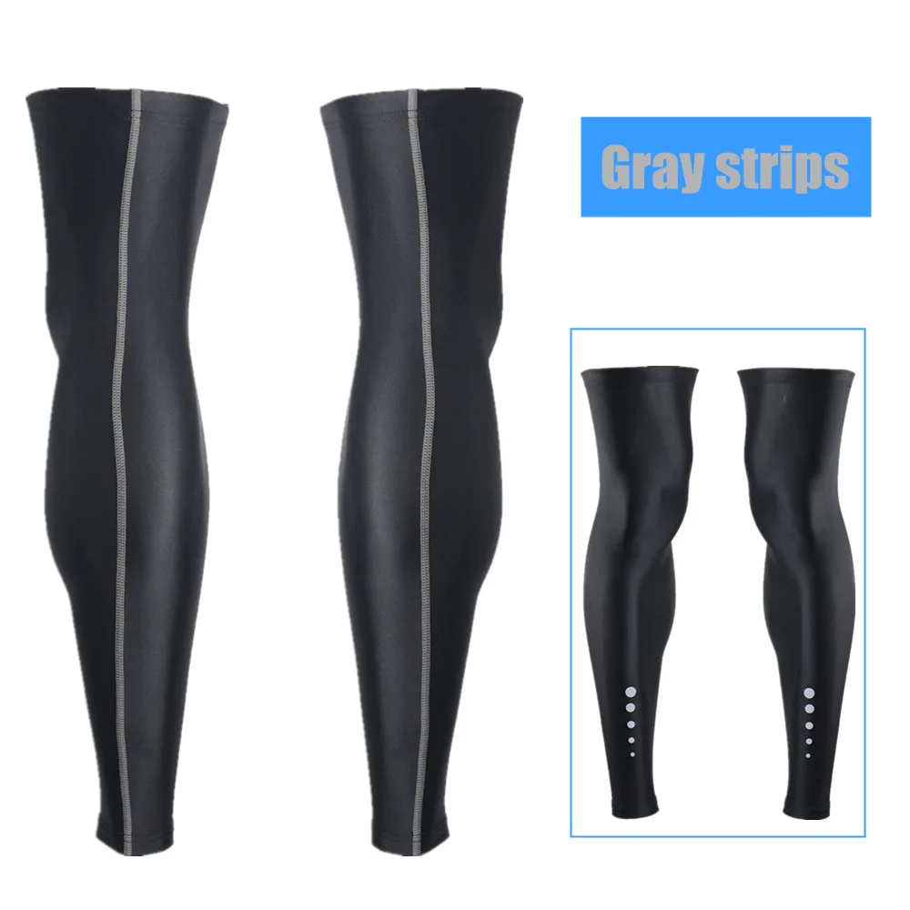 Gray lines Cuzaekii мужские и женские компрессионные гетры для велоспорта MTB велосипед Леггинсы для бега Баскетбол Футбол гетры спортивные колготки - Цвет: Gray lines