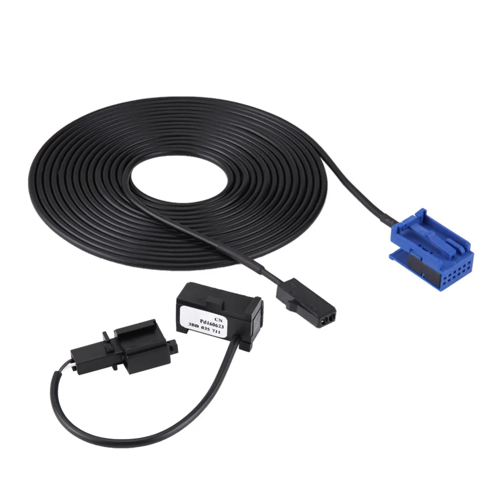 Bluetooth микрофон Жгут кабель комплект для VW peugeot 307 308 Citroen C4 C3 C5 RD45 CD плеер