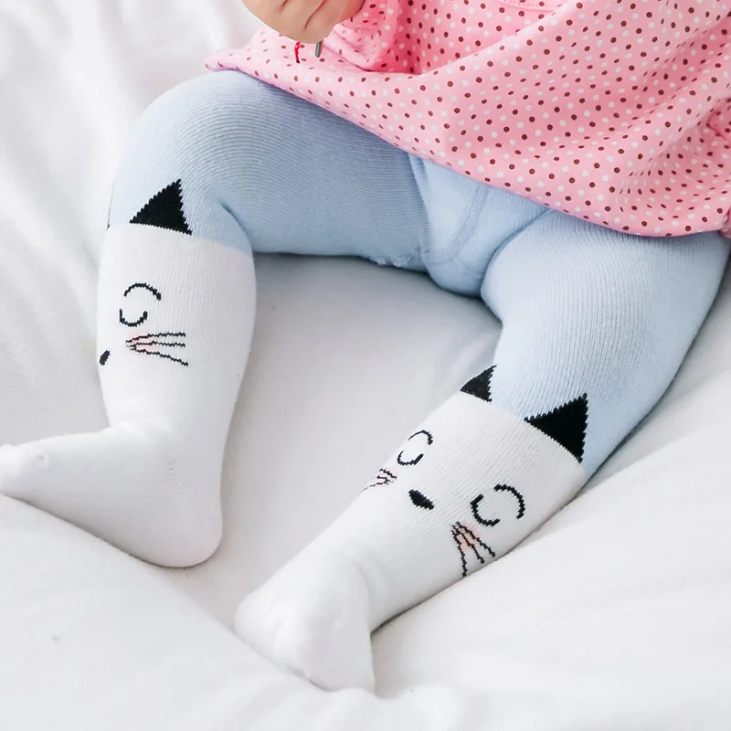 Весенние детские колготки для малышей девочек и мальчиков теплые новорожденных