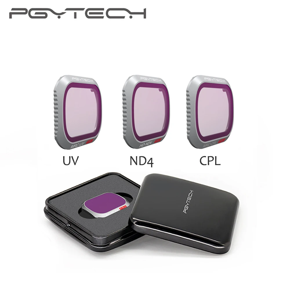 Профессиональная версия фильтра PGYTECH DJI Mavic 2 Pro UV CPL ND4 фильтр объектива камеры