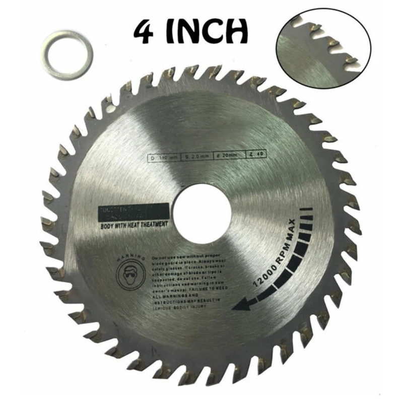 1 шт. 4 /5 inch105/125 мм 40T резьба по дереву диск циркулярной пилы резак для угловый