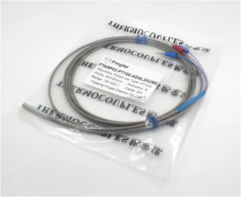 FTARP02 PT100 Тип 2 м кабель польский стержень зонд головка RTD датчик температуры -