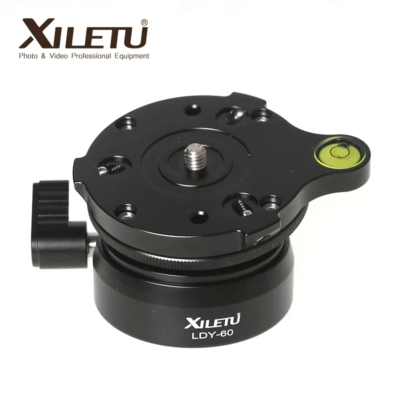 XILETU LDY-60 головка штатива панорамная платформа горизонтальная регулировка платформа профессиональная полусфера аэрофотосъемка
