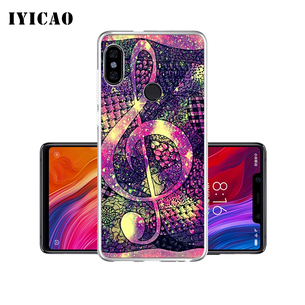 IYICAO музыкальный Мягкий силиконовый чехол для телефона Xiaomi Mi 9 8 SE 6 A1 A2 Lite F1 MIX2S MIX3 TPU