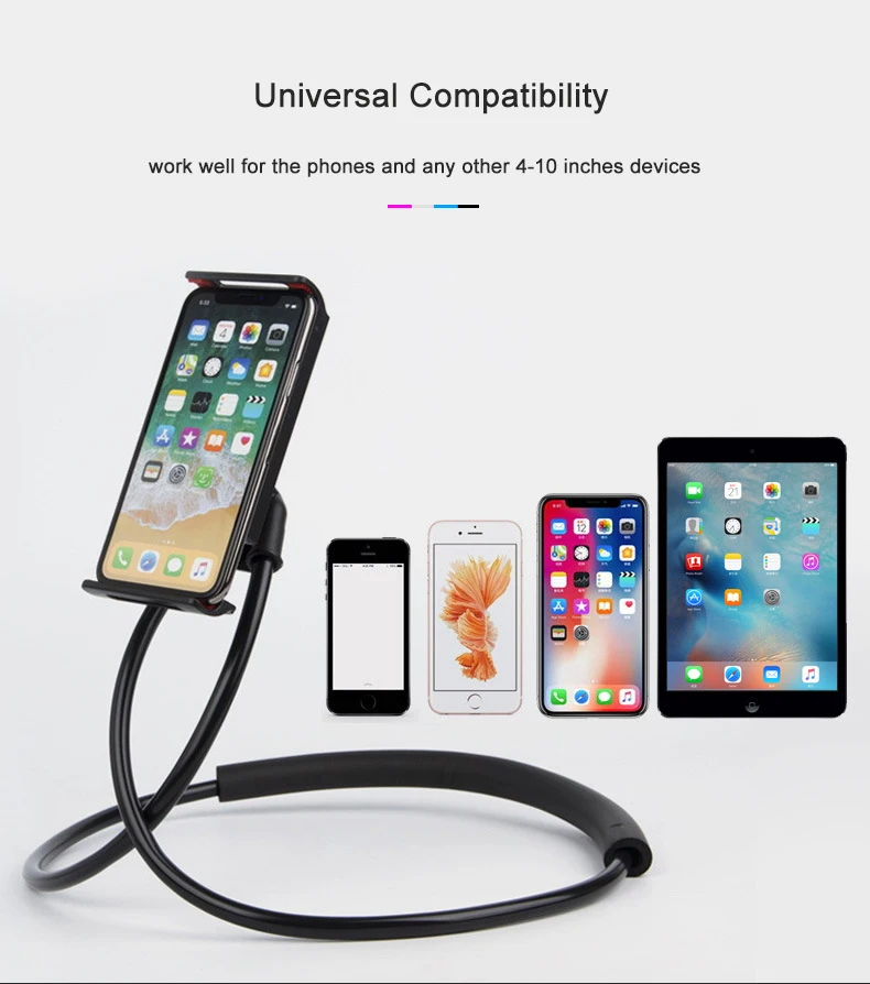 Fimilef держатель для телефона «ленивая Шея» подставка для iPhone Универсальный сотовый телефон кронштейн, монтируемый в стол для samsung Xiaomi гибкий держатель телефона