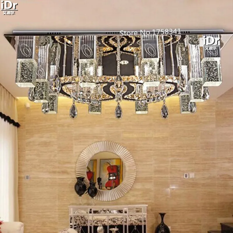 В Европейском стиле LED Роскошные лампы уютная гостиная Отель crystal потолочные