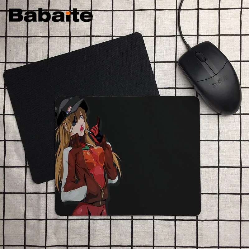 Babaite заказной кожи Neon Genesis Evangelion прочный резиновый коврик для мыши Размер для 18x22 см 25x29 см резиновые коврики для мыши