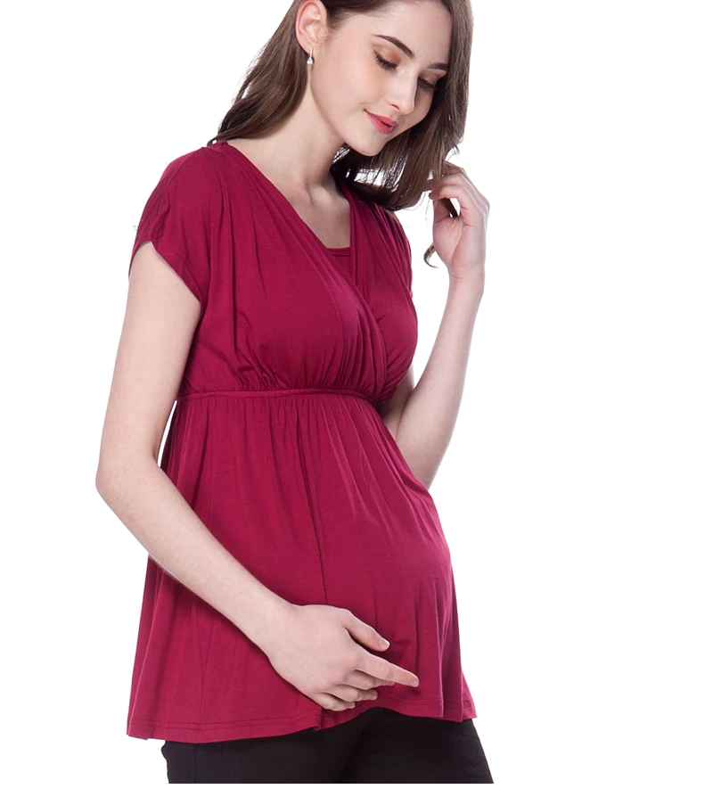 Emotion Moms; летняя одежда для беременных; футболка для кормления грудью; топы для беременных женщин; топы для беременных