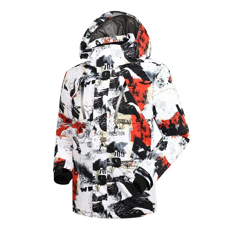 Зимняя мужская куртка одежда для спортсменов водонепроницаемая ветрозащитная