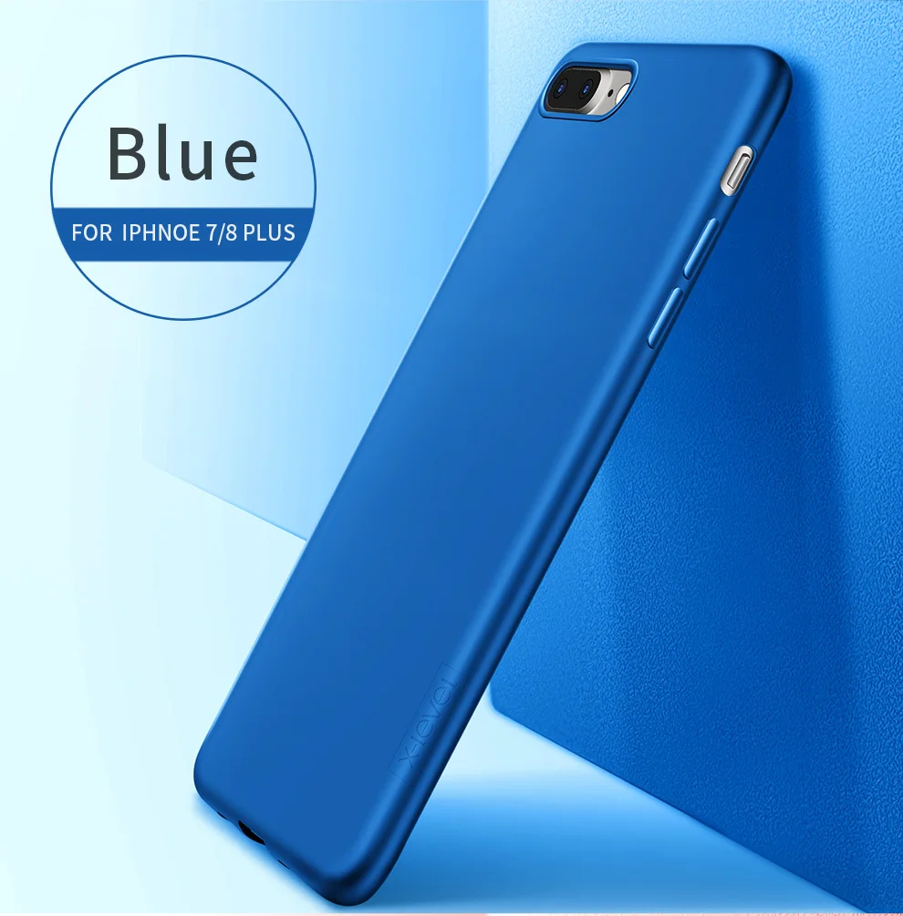 X-Level ТПУ чехол для телефона iPhone 7 8 Plus ультра тонкий защитный чехол для iPhone 7 8