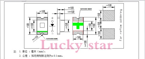 СВЕТОДИОДНАЯ лента SMD 0805 светодиоды в диод